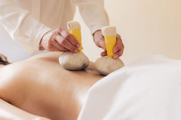 Relax and Heal with Our BIO Herb Stamp Massage Relax and Heal with Our BIO Herb Stamp Massage